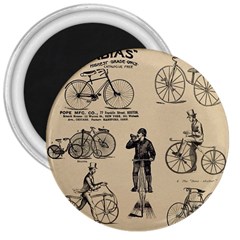 Victorian Bicycles 3  Magnets by vintage2030