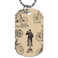 Victorian Bicycles Dog Tag (two Sides) by vintage2030