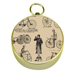 Victorian Bicycles Gold Compasses