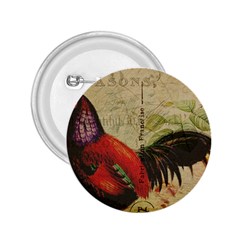 Rooster 2 25  Buttons by vintage2030