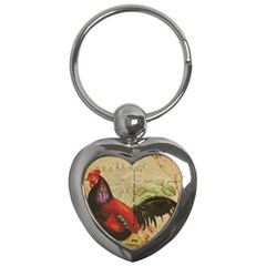 Rooster Key Chains (heart) 