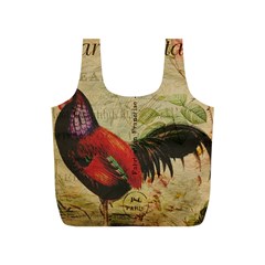 Rooster Full Print Recycle Bag (s) by vintage2030