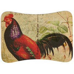 Rooster Velour Seat Head Rest Cushion by vintage2030