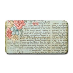 Rose Book Page Medium Bar Mats by vintage2030