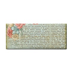 Rose Book Page Hand Towel by vintage2030