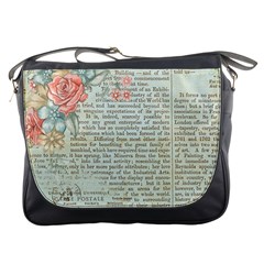 Rose Book Page Messenger Bag by vintage2030