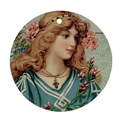 Lady Ornament (round)