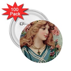 Lady 2 25  Buttons (100 Pack)  by vintage2030