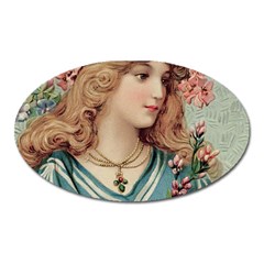 Lady Oval Magnet