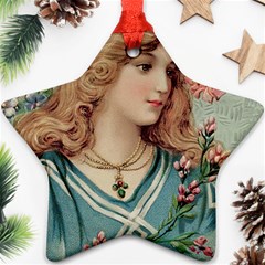 Lady Star Ornament (two Sides) by vintage2030