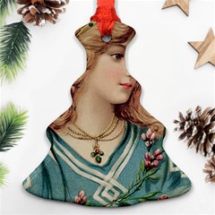 Lady Christmas Tree Ornament (two Sides) by vintage2030