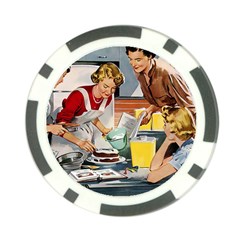 Retro Baking Poker Chip Card Guard