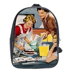 Retro Baking School Bag (large) by vintage2030