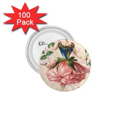 Flower Girl 1 75  Buttons (100 Pack)  by vintage2030