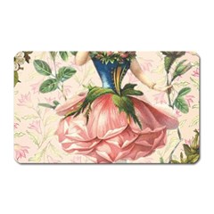 Flower Girl Magnet (rectangular) by vintage2030