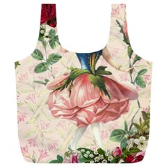 Flower Girl Full Print Recycle Bag (xl) by vintage2030