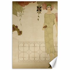 Twenties Girl Canvas 24  X 36  by vintage2030