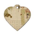 Twenties Girl Dog Tag Heart (One Side) Front