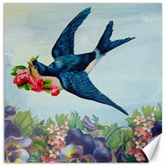 Blue Bird Canvas 12  X 12  by vintage2030