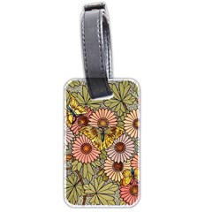 Flower And Butterfly Luggage Tags (two Sides) by vintage2030