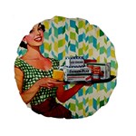 Retro Cokk Standard 15  Premium Round Cushions Front