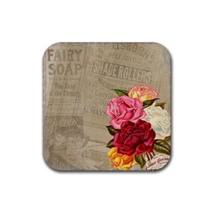 Flower 1646069 960 720 Rubber Coaster (square)  by vintage2030