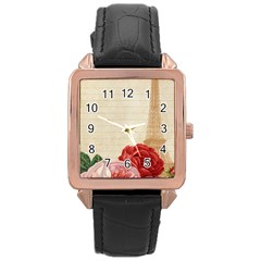 Vintage 1254711 960 720 Rose Gold Leather Watch  by vintage2030