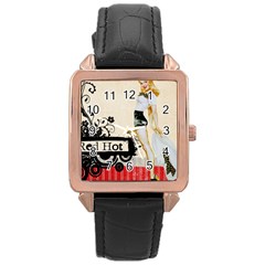 Retro 1112777 960 720 Rose Gold Leather Watch  by vintage2030