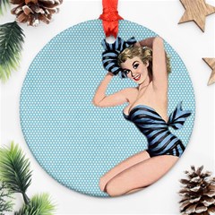 Retro 1107640 960 720 Round Ornament (two Sides) by vintage2030