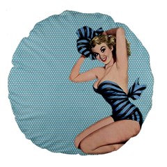 Retro 1107640 960 720 Large 18  Premium Flano Round Cushions by vintage2030