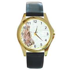 Background 1426677 1920 Round Gold Metal Watch by vintage2030