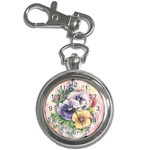 Lowers Pansy Key Chain Watches Front