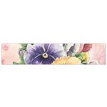 Lowers Pansy Small Flano Scarf Front