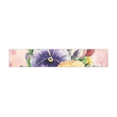 Lowers Pansy Flano Scarf (mini) by vintage2030