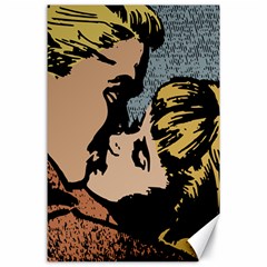 Kiss Kiss Canvas 24  X 36  by vintage2030