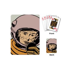 Astronaut Retro Playing Cards (mini)  by vintage2030