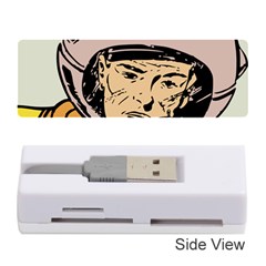 Astronaut Retro Memory Card Reader (stick) by vintage2030