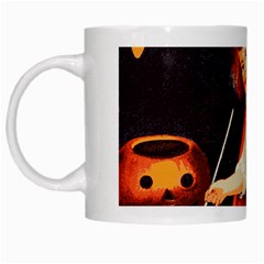 Haloweencard2 White Mugs