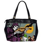 Playing Skeleton Oversize Office Handbag (2 Sides) Back