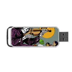 Playing Skeleton Portable Usb Flash (one Side) by vintage2030