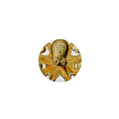 Gold Octopus 1  Mini Buttons