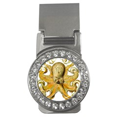 Gold Octopus Money Clips (CZ) 