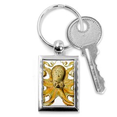 Gold Octopus Key Chains (Rectangle) 