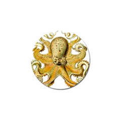 Gold Octopus Golf Ball Marker