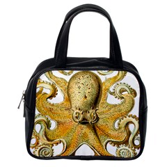 Gold Octopus Classic Handbag (One Side)