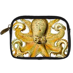 Gold Octopus Digital Camera Leather Case