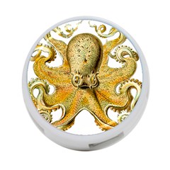 Gold Octopus 4-Port USB Hub (One Side)