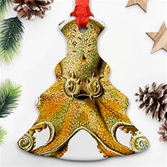 Gold Octopus Ornament (Christmas Tree) 