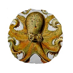 Gold Octopus Standard 15  Premium Round Cushions