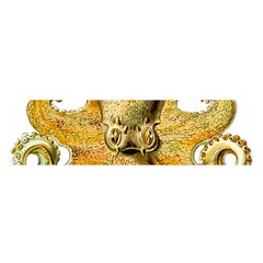 Gold Octopus Satin Scarf (Oblong)